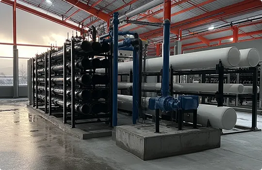 Монтаж на раме или бетонном основании