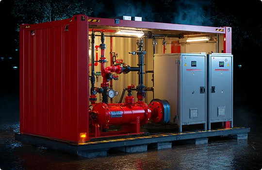 Блок-бокс пожаротушения (наземное исполнение)